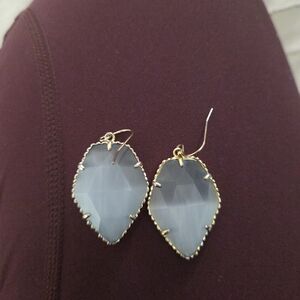 Kendra Scott Gold and Gray Earrings